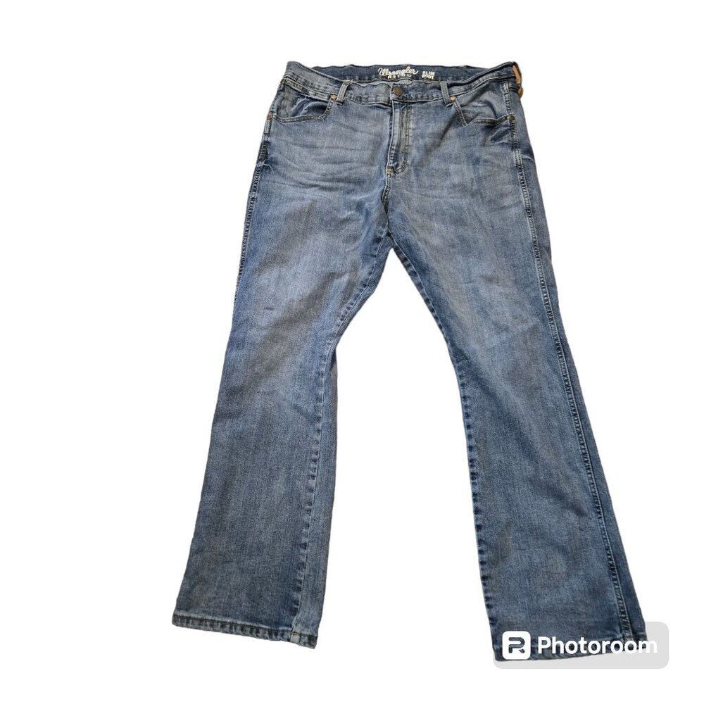 Men's Blue Bootcut Jeans